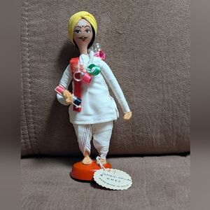 Handmade Indian Doll with Colorful Bangles